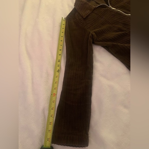 Ellemenno Vintage 90s Y2K Dark Brown Corduroy Jacket M & Mini Skirt 11 - Picture 6 of 12
